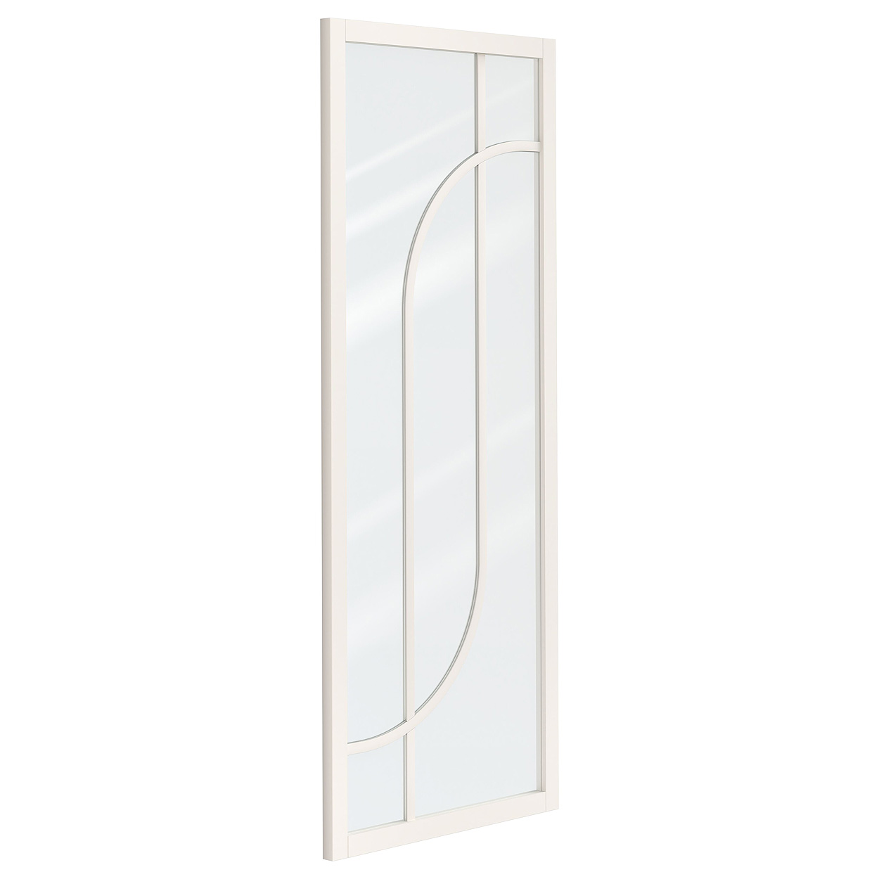 Binnendeur Skantrae SSL 14617 Blank Glas Wit Gelakt